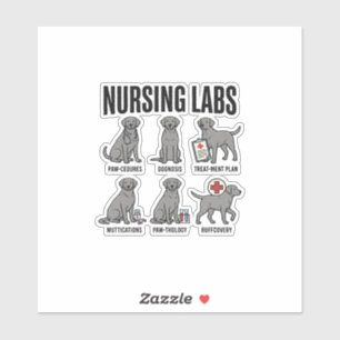 Nursing Labs Dog Medical Pun Vector Shirt Design_1