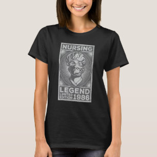 Nursing Legend   1986 Nurse Birthday T-Shirt