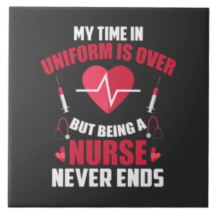 Nursing Life Being A Nurse Ceramic Tile