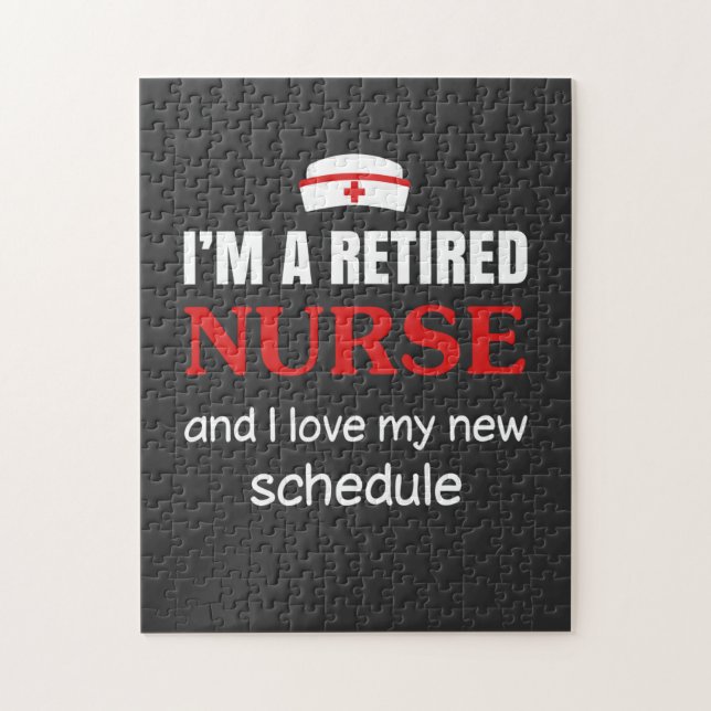 Nursing Life | I Am A Retired Nurse Jigsaw Puzzle (Vertical)