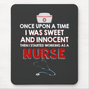 Nursing Life I Working As A Nurse Mouse Pad