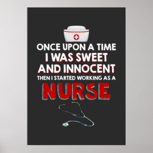 Nursing Life I Working As A Nurse Poster