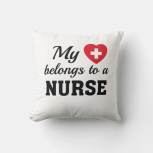 Nursing Life   My Heart Belongs Nurse Cushion