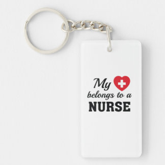 Nursing Life | My Heart Belongs Nurse Key Ring