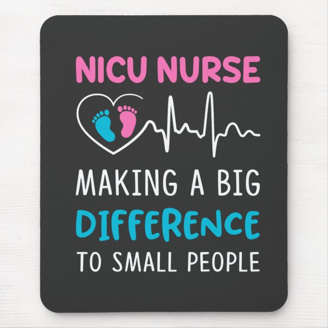 Nursing Life | Nicu Nurse Mouse Pad (Front)