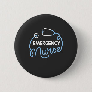 Nursing Life Nurse Emergency Department Nursing 6 Cm Round Badge