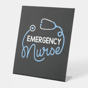 Nursing Life Nurse Emergency Department Nursing Pedestal Sign