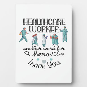 Nursing Life Nurse Healthcare Worker Plaque