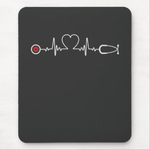 Nursing Life Nurse Heartbeat Mouse Pad