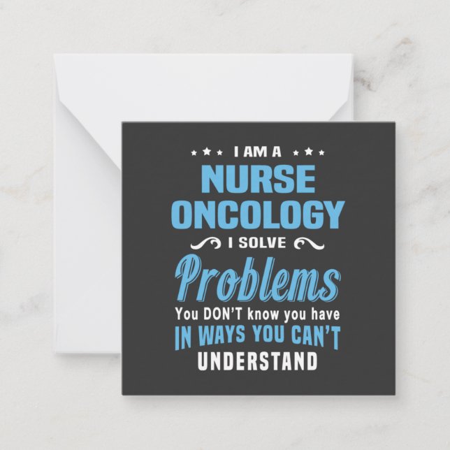 Nursing Life | Nurse Oncology Card (Front)