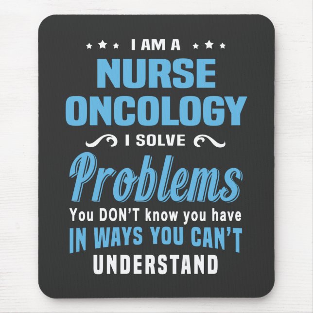 Nursing Life | Nurse Oncology Mouse Pad (Front)