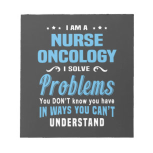 Nursing Life Nurse Oncology Notepad