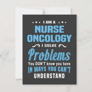 Nursing Life   Nurse Oncology Thank You Card