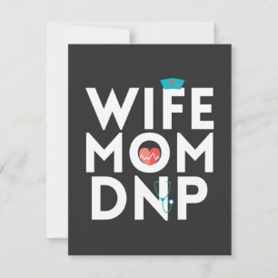 Nursing Life   Nurse Practitioner Mum Wife Thank You Card