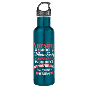 Nursing Life Nursing School Student 710 Ml Water Bottle