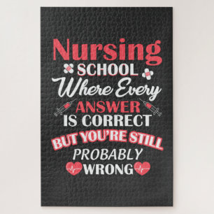 Nursing Life   Nursing School Student Jigsaw Puzzle