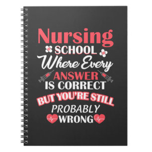 Nursing Life   Nursing School Student Notebook
