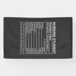 Nursing Life   Nursing Student Nutrition Facts Banner