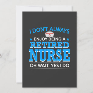 Nursing Life Retired Nurse Invitation