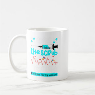 Nursing Living the Scrub Life Certified Nursing As Coffee Mug