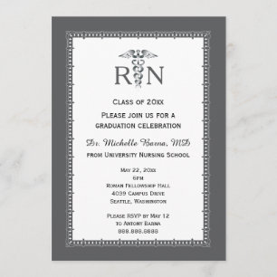 Nursing Medical School Graduation Announcements
