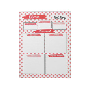 Nursing Medical Surgical Template Notepad