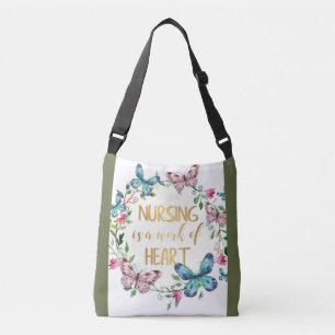 Nursing Nurse Thank You Appreciation Gift Quote Crossbody Bag