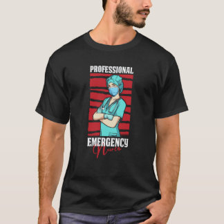 Nursing Professional Caretaker Hospital Emergency T-Shirt