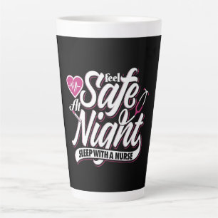Nursing Quote Typography Latte Mug
