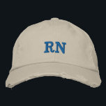 Nursing Registered Nurse Embroidered Baseball Hat<br><div class="desc">Nursing Registered Nurse Embroidered Baseball Hat As a nurse, we all know how easy it is to throw hair up on a day off work. This distressed stylish cap is great when you're in a hurry on the go. Makes a great gift idea for a nurse. CUSTOMIZE TO DIFFERENT CAP...</div>