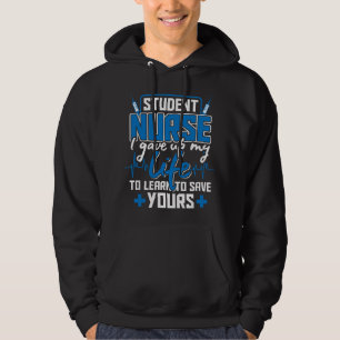 Nursing School Degree Gifts Medicine Student Nurse Hoodie
