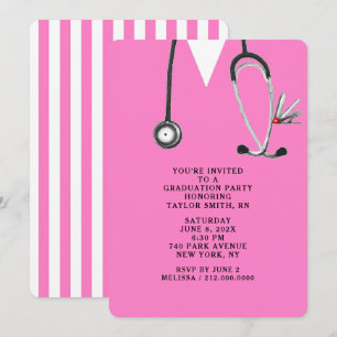 Nursing School Grad 2025 Party Invitation