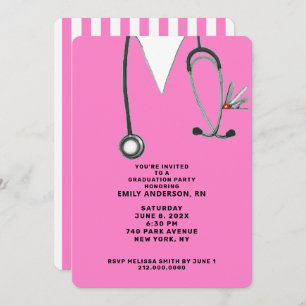 Nursing School Grad 2025 Party Invitation