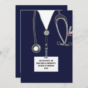 Nursing School Grad Party Invitation