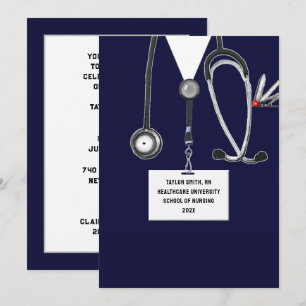 Nursing School Grad Party Invitation