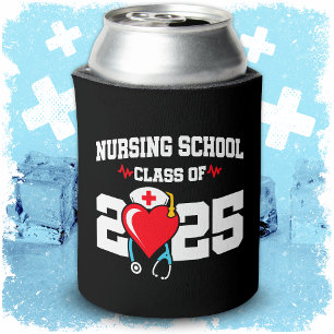 Nursing School Graduate 2025 Nurse Graduation Can Cooler