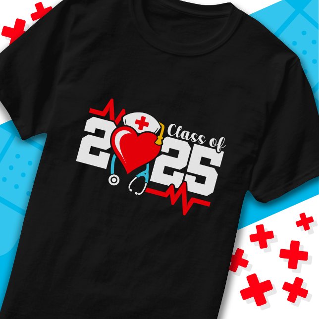 Nursing School Graduate 2025 Nurse Graduation T-Shirt (Creator Uploaded)