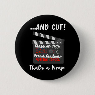 Nursing School Graduate 2026 Funny Graduation Nurs 6 Cm Round Badge