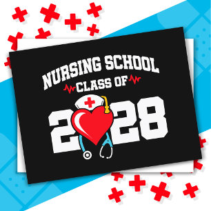 Nursing School Graduate 2028 Nurse Graduation Postcard