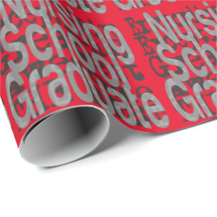 Nursing School Graduate Extraordinaire Wrapping Paper