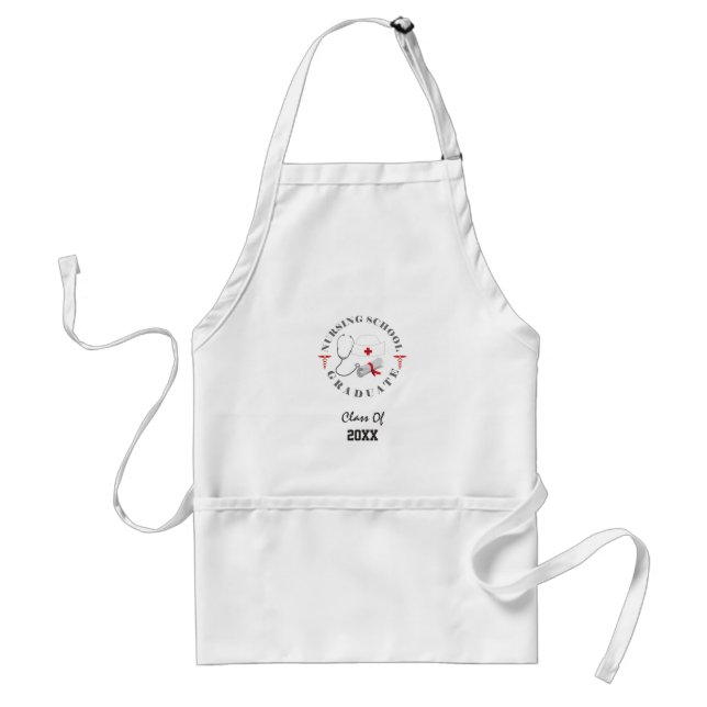 Nursing School Graduate Gear Standard Apron (Front)