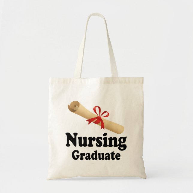 Nursing School Graduate Tote Bag (Front)