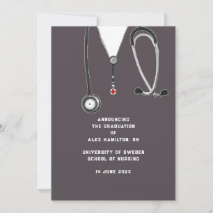Nursing School Graduation Announcement