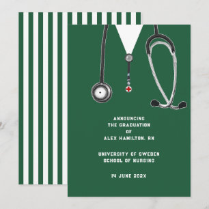 Nursing School Graduation Announcement