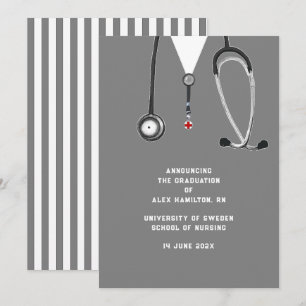Nursing School Graduation Announcement