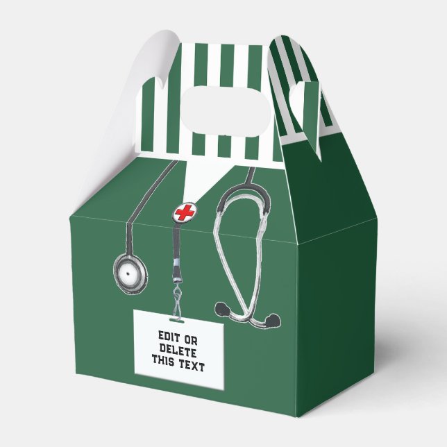 Nursing School Graduation Favor Box (Front Side)