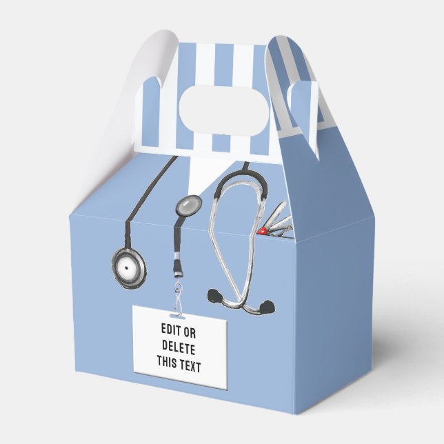 Nursing School Graduation Favour Box (Front Side)