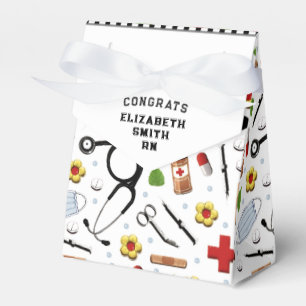 Nursing School Graduation Favour Box