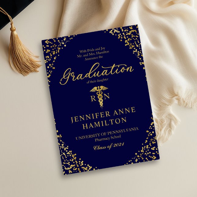 Nursing School Graduation Formal Announcement  (Creator Uploaded)