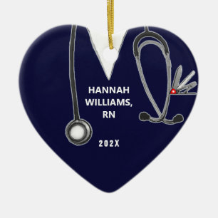 nursing school graduation gifts ceramic ornament